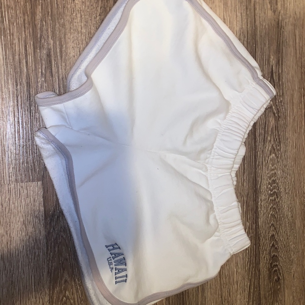 White Hawaii shorts